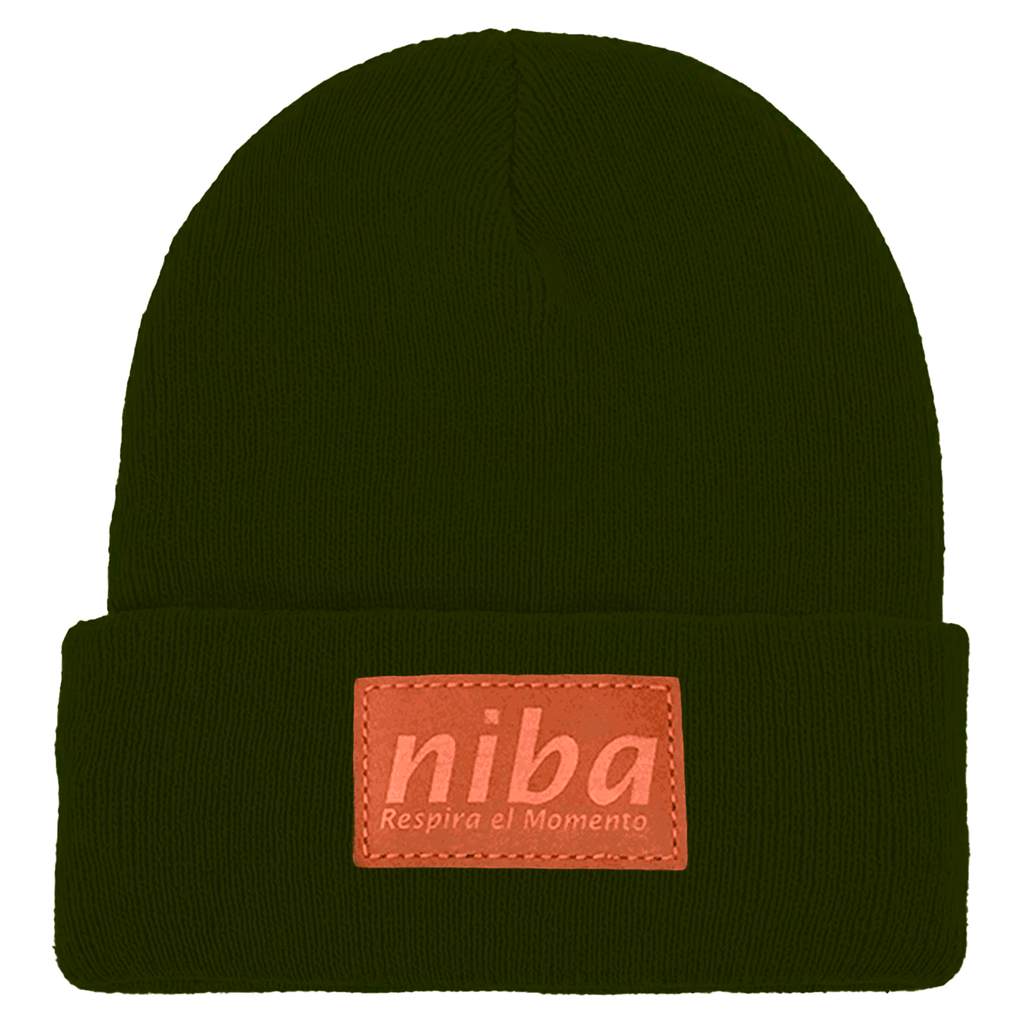 Gorro De Lana Los Maquis Verde Petróleo Niba - imagen 2