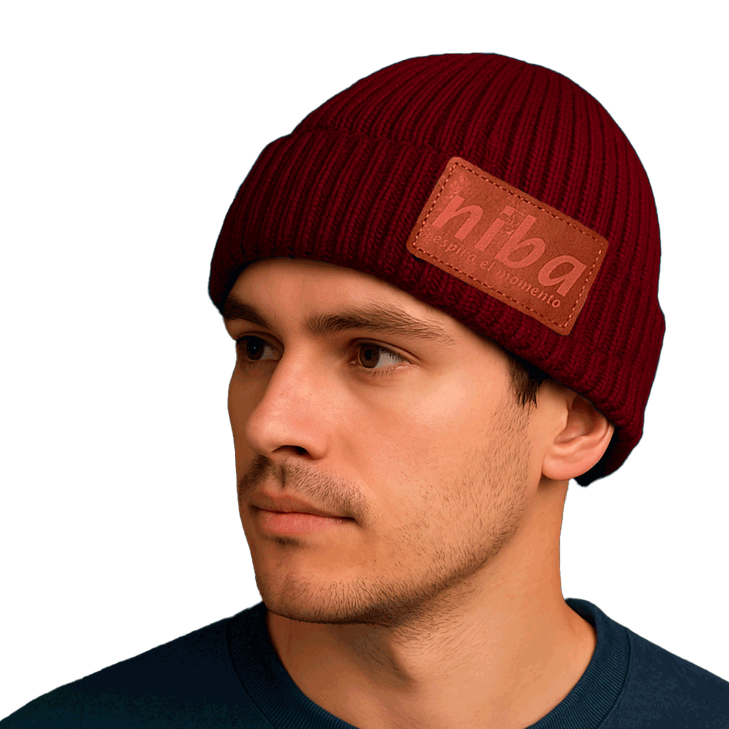 Gorro De Lana Snug Burdeo Niba