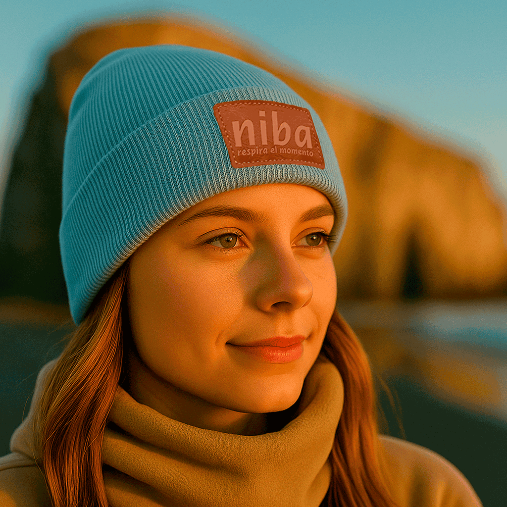 Gorro De Lana Los Maquis Pastel Azul Capri Niba