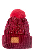 Gorro De Lana Lircay Burdeo Niba