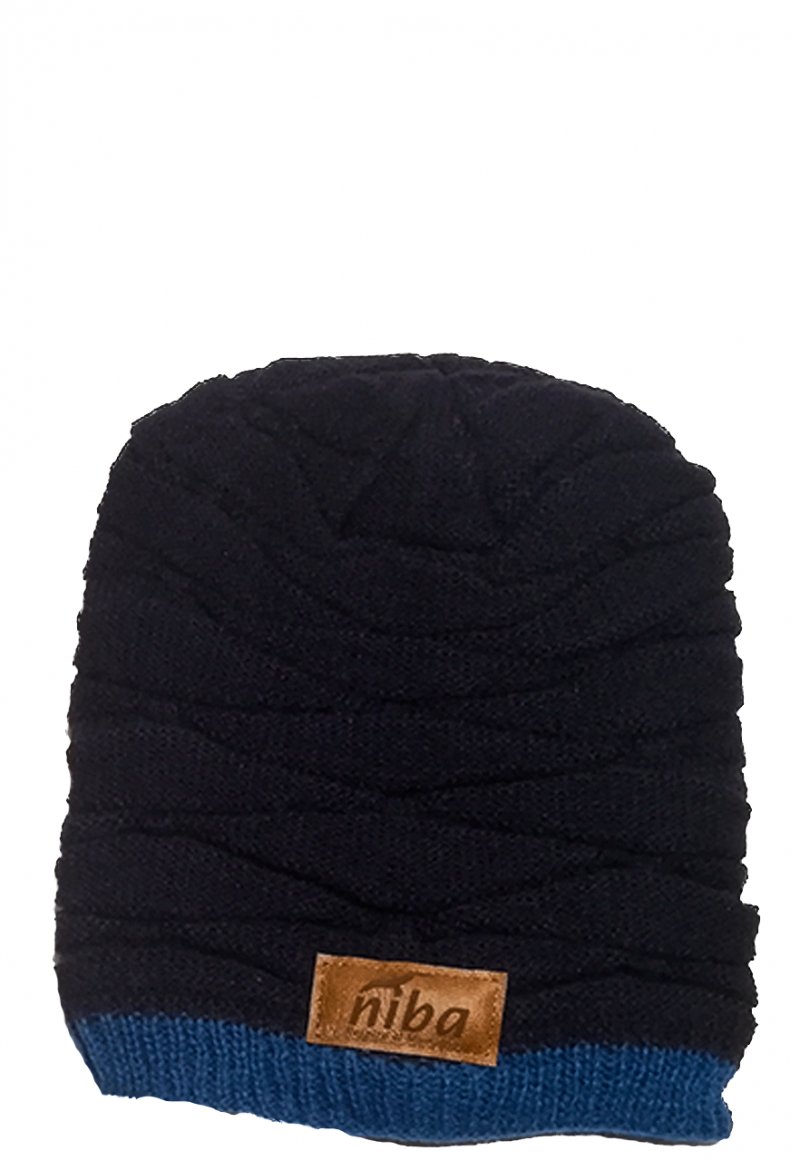 Gorro De Lana Chiporro Azul Niba