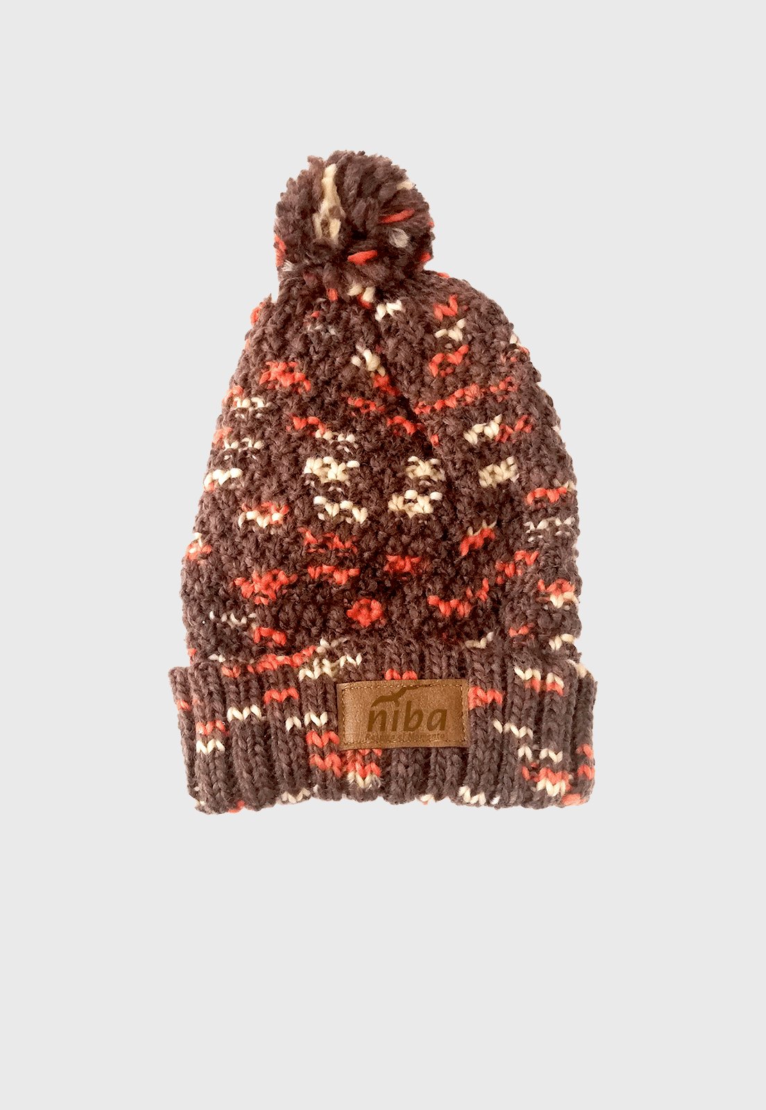 Gorro De Lana Arrayan Café Niba