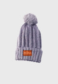 Gorro De Lana Enladrillado Gris Niba