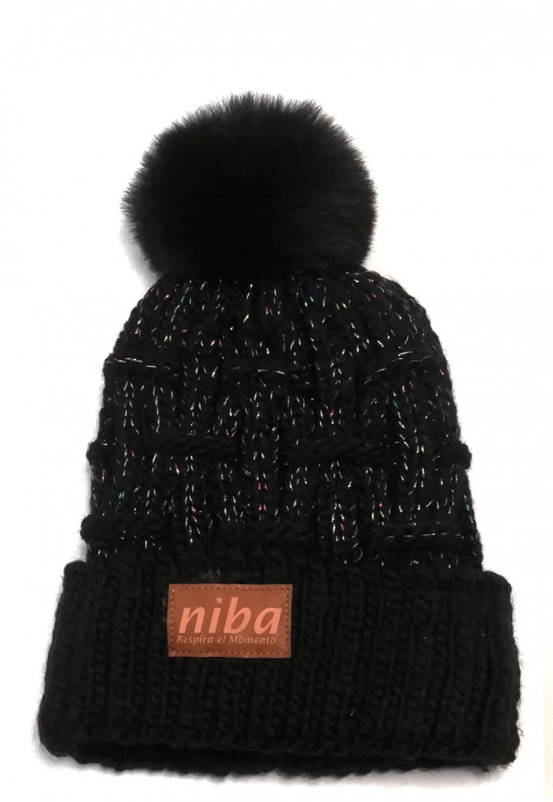 Gorro De Lana Lircay Negro Niba