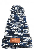 Gorro De Lana Camuflaje Azul Marino/Blanco Niba