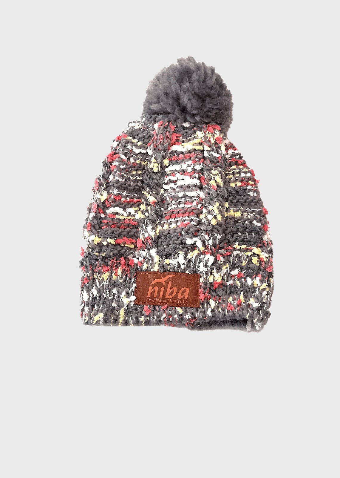 Gorro De Lana Arrayan Gris Niba