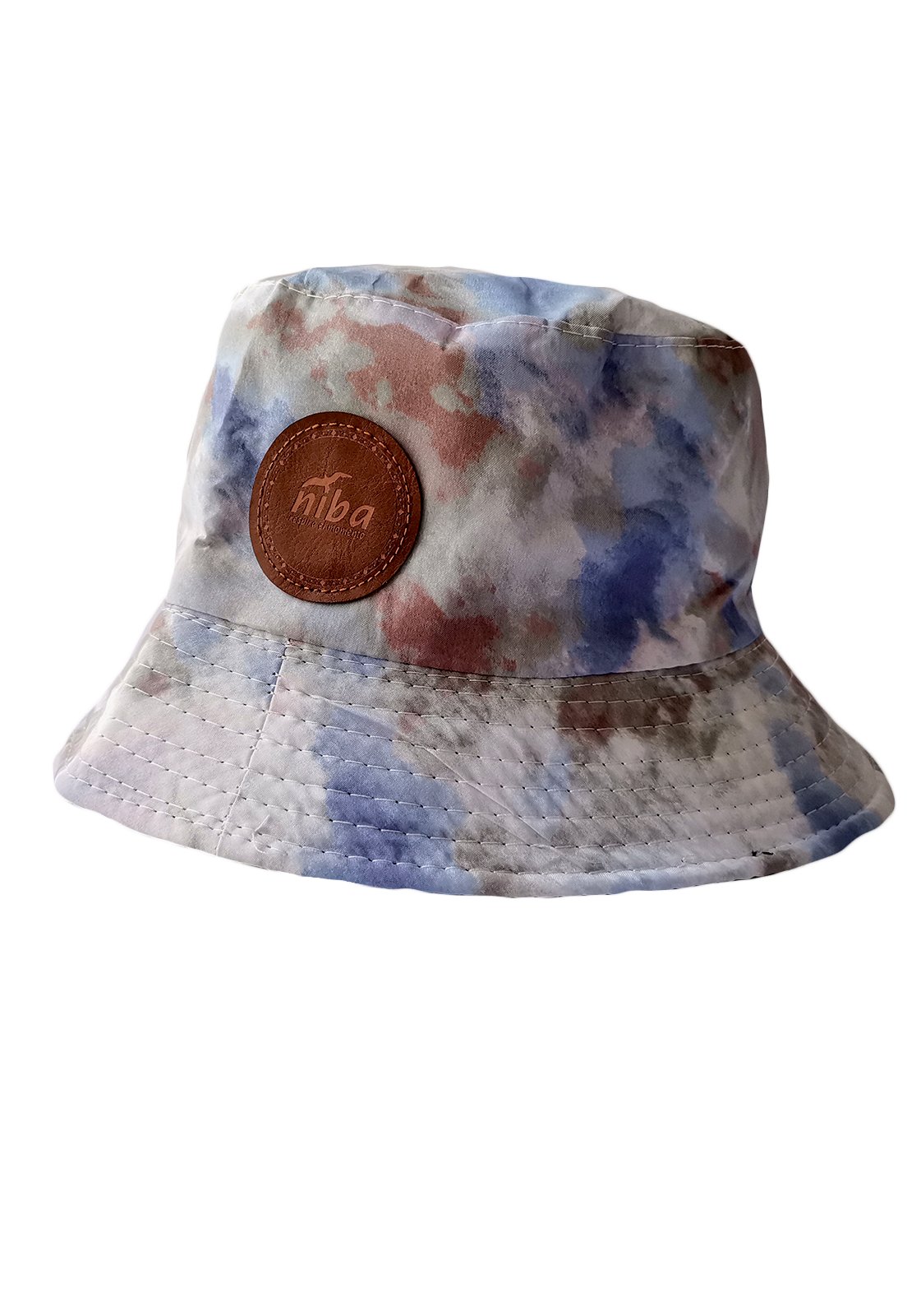 Gorro Bucket Verde Azul/Café Niba
