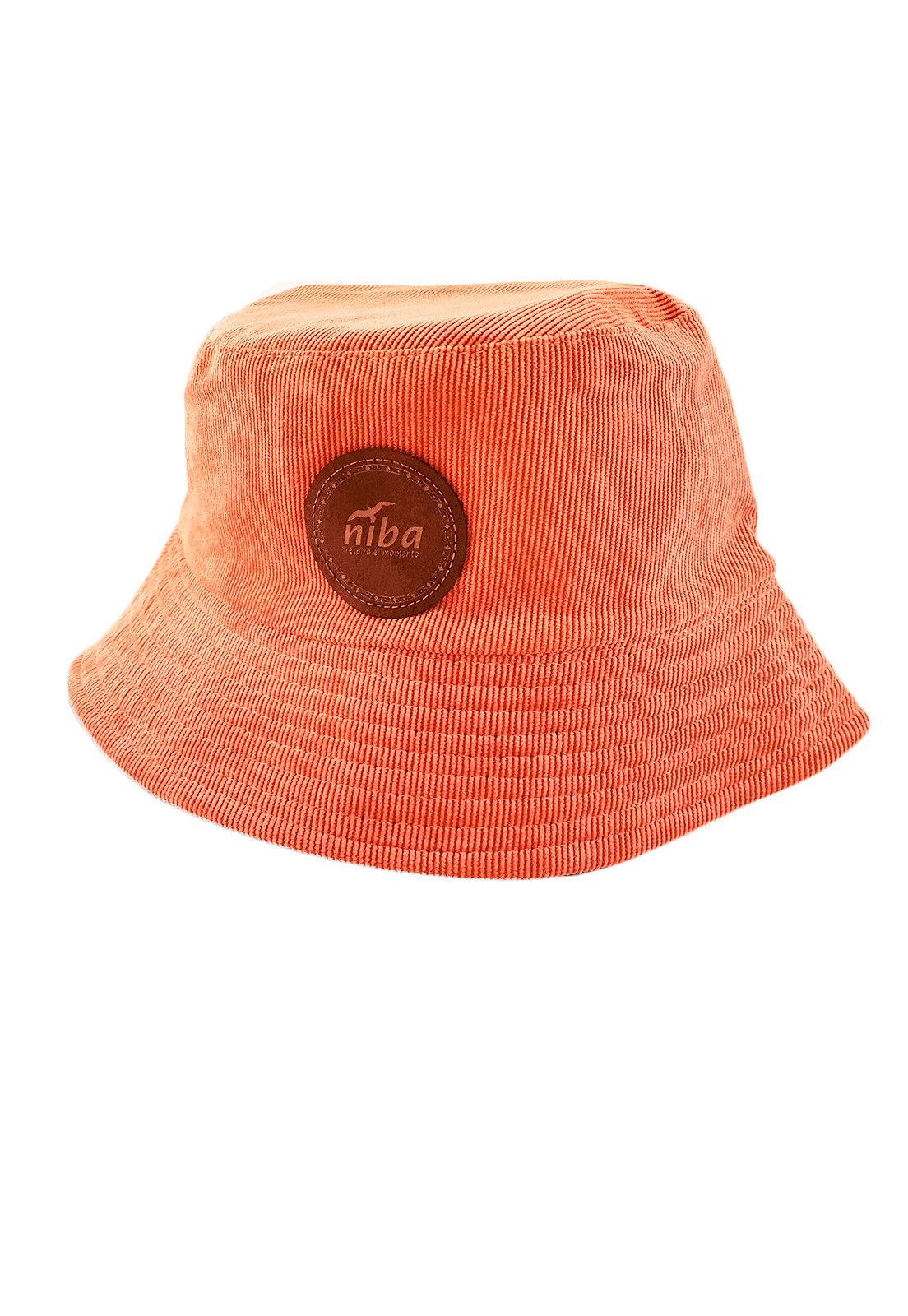 Gorro Bucket Algodón Naranjo Niba