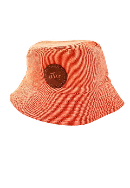 Gorro Bucket Algodón Naranjo Niba