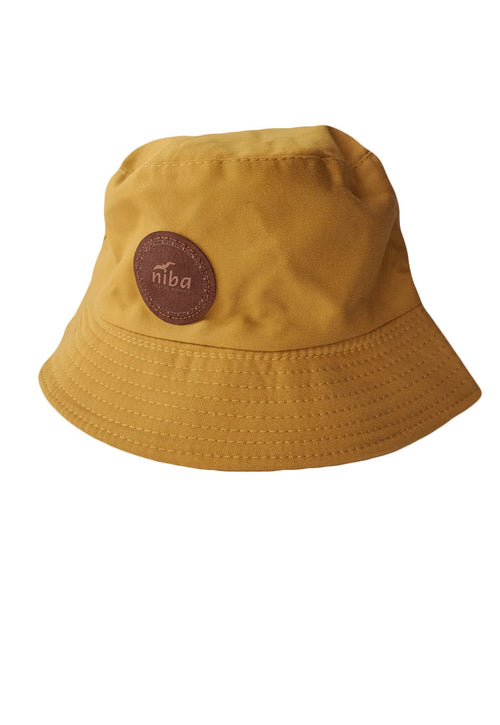 Gorro Bucket Algodón Mostaza Niba
