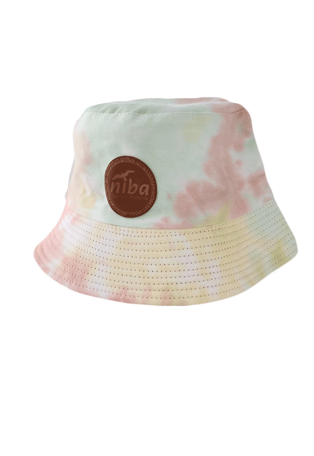 Gorro Bucket Tricolor Rosado Niba
