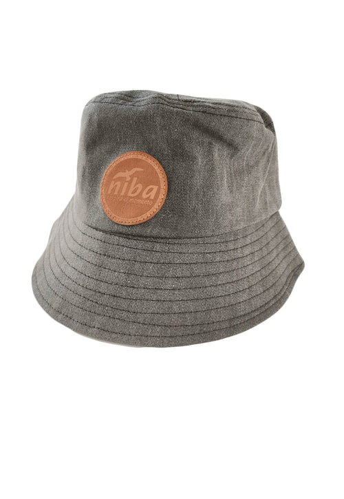 Gorro Bucket Algodón Gris Niba
