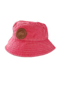 Gorro Bucket Mezclilla Rojo Niba