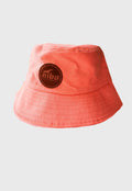 Gorro Bucket Algodón Rosa Coral Niba