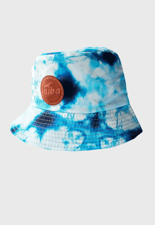 Gorro Bucket Celeste/Azul/Blanco Niba