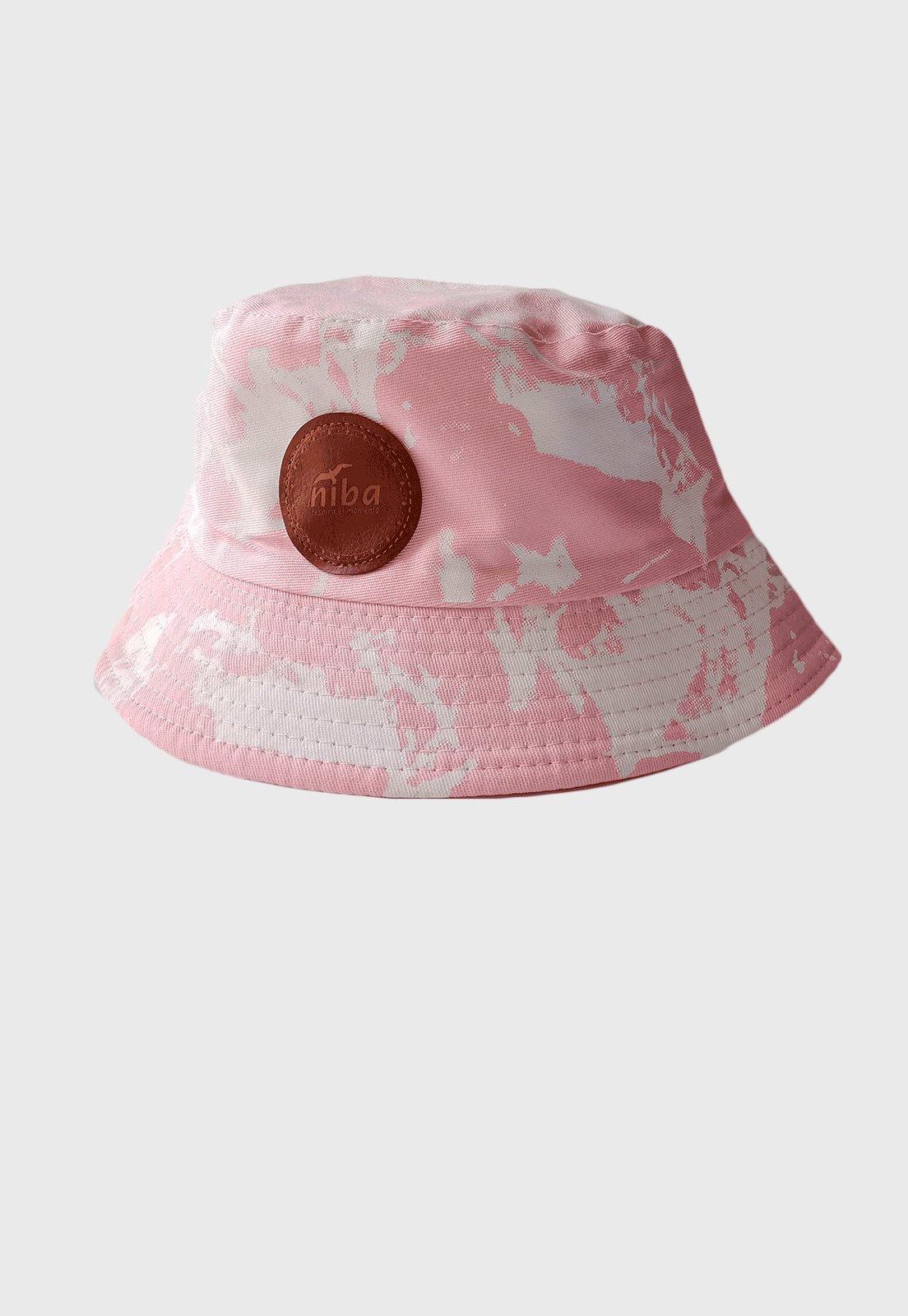 Gorro Bucket Rosa/Blanco Niba