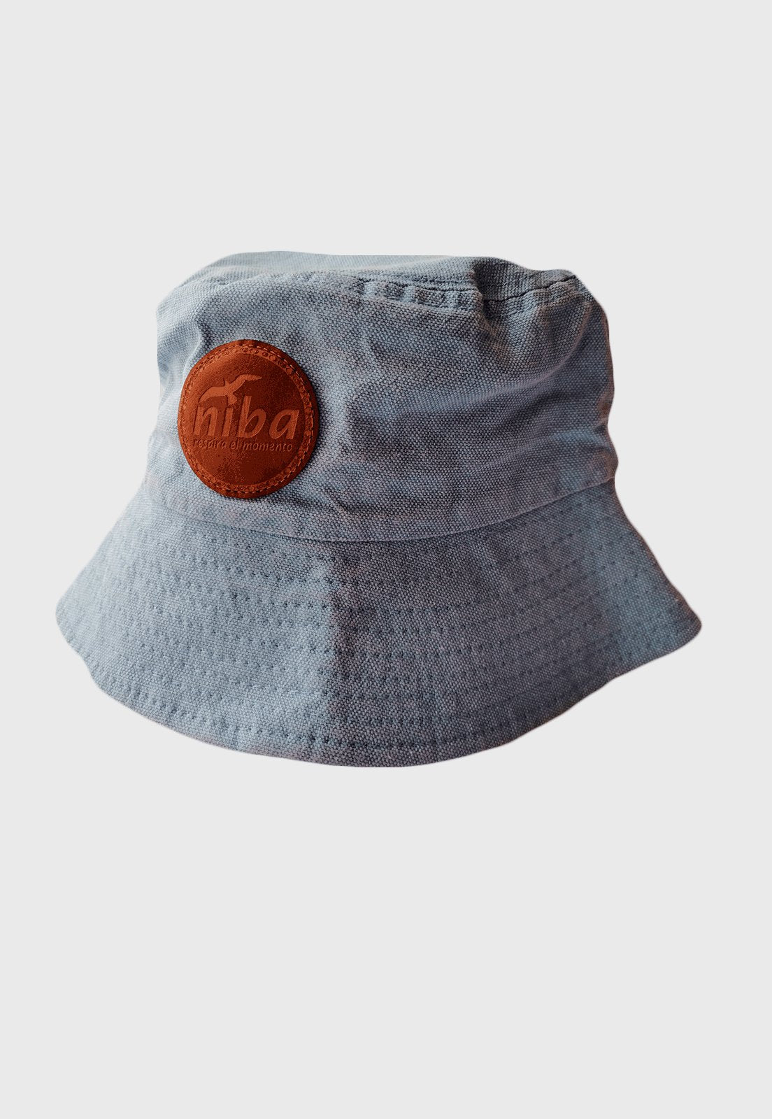 Gorro Bucket Algodón Jean Celeste Niba