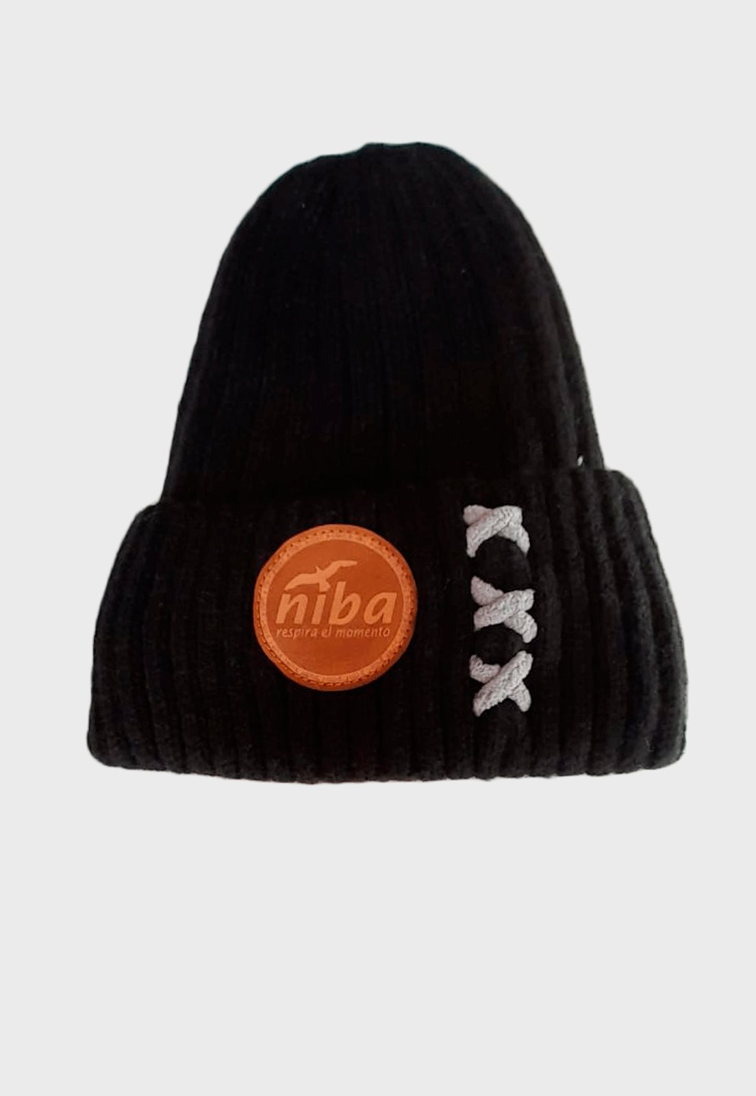 Gorro De Lana Añintunes Negro Niba