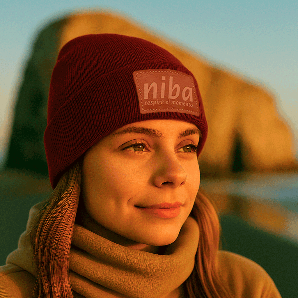 Gorro De Lana Los Maquis Burdeo Niba - imagen 3