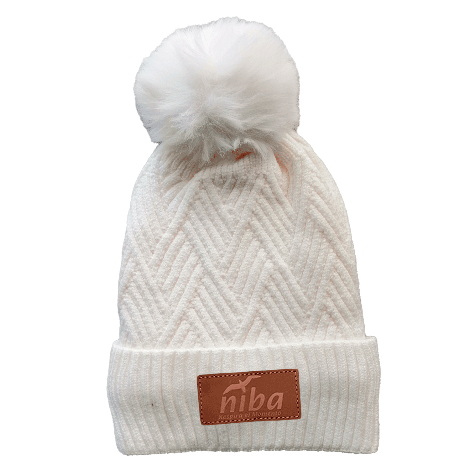 Gorro de lana Huingan Blanco Niba