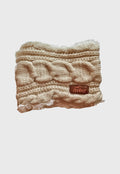 Bufanda De Lana Circular Beige Niba