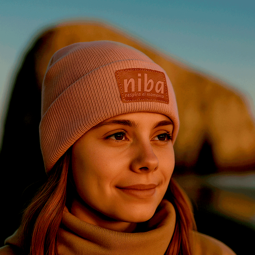 Gorro De Lana Los Maquis Pastel Rosa Niba - imagen 3