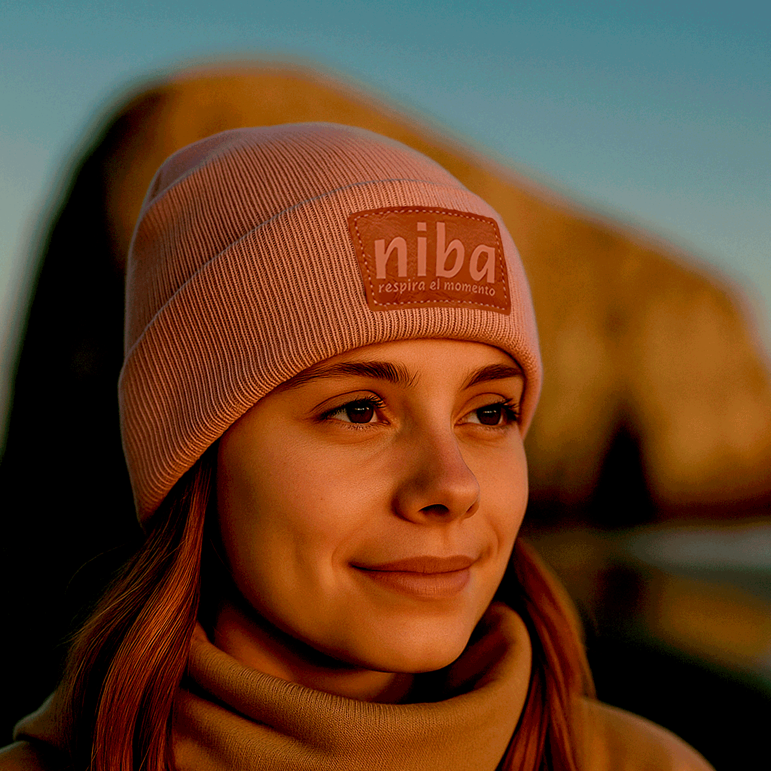 Gorro De Lana Los Maquis Pastel Rosa Niba - imagen 3