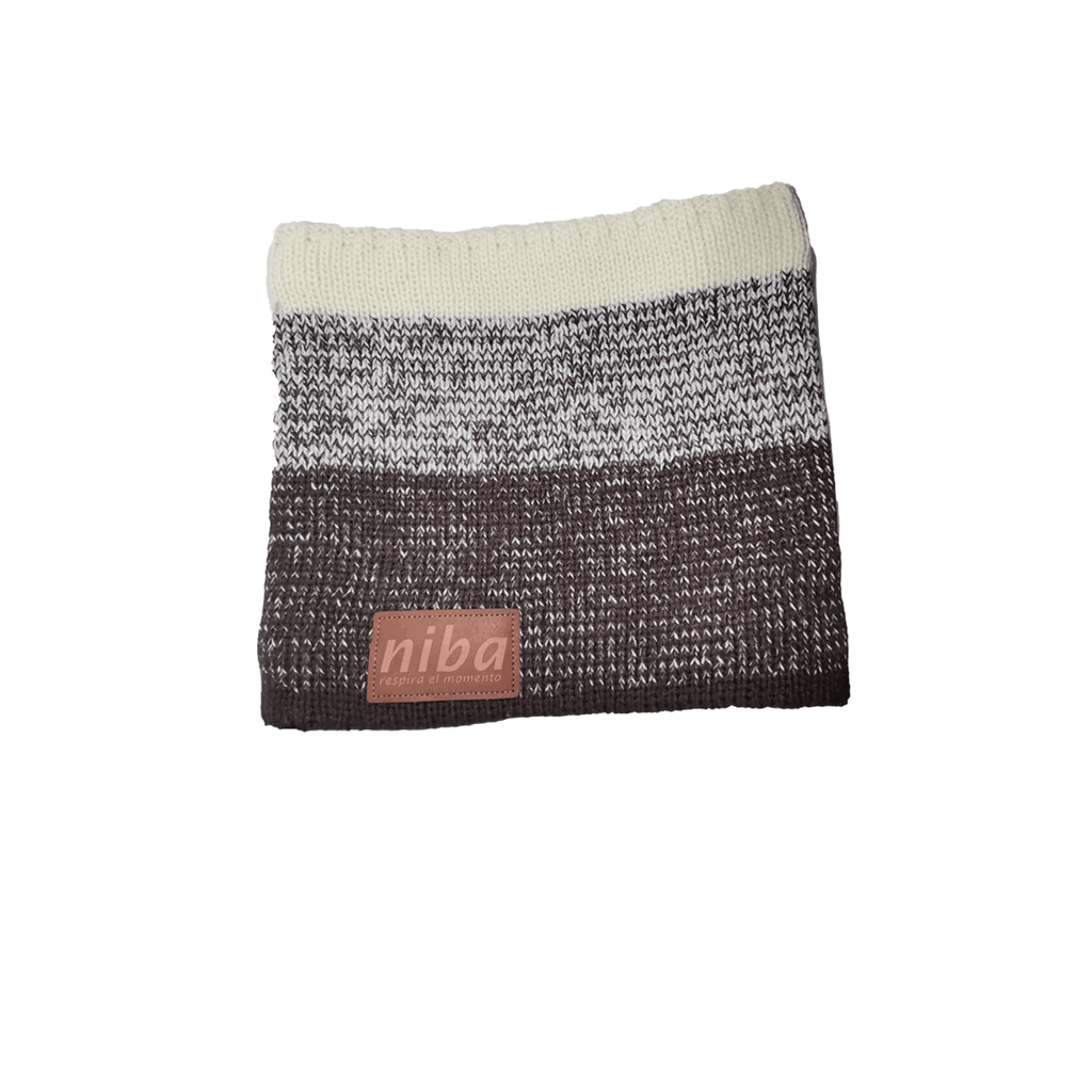 Bufanda Circular Hombre Café beige Niba - imagen 2