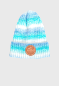 Gorro De Lana Arcoiris Azul Niba
