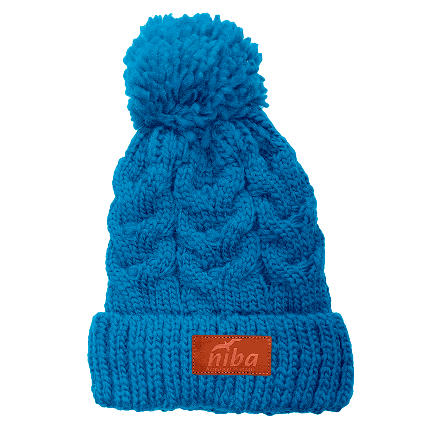 Gorro De Lana Yacal Azul Oceano Niba - imagen 2