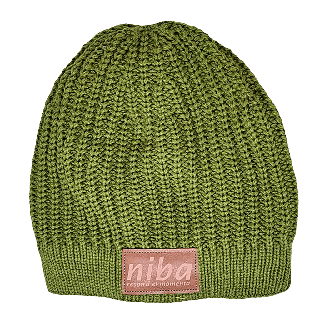 Gorro De Lana Melado Verde Niba - imagen 2