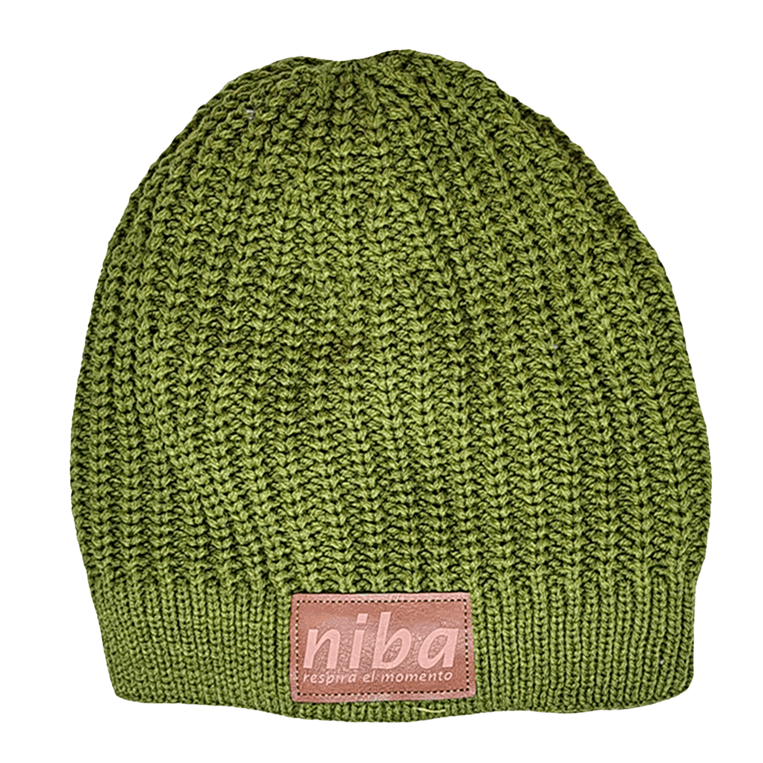 Gorro De Lana Melado Verde Niba - imagen 2