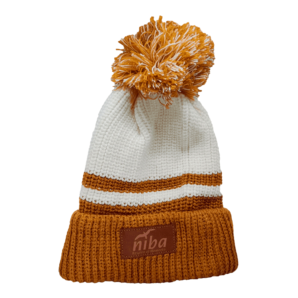 Gorro De Lana Laguna Dial Mostaza/Blanco Niba - imagen 2