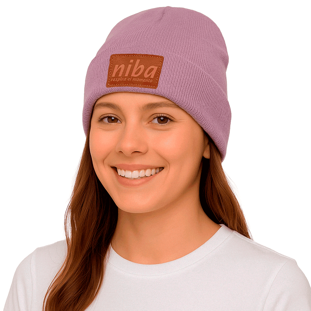 Gorro De Lana Los Maquis Pastel Morado Niba - imagen 3