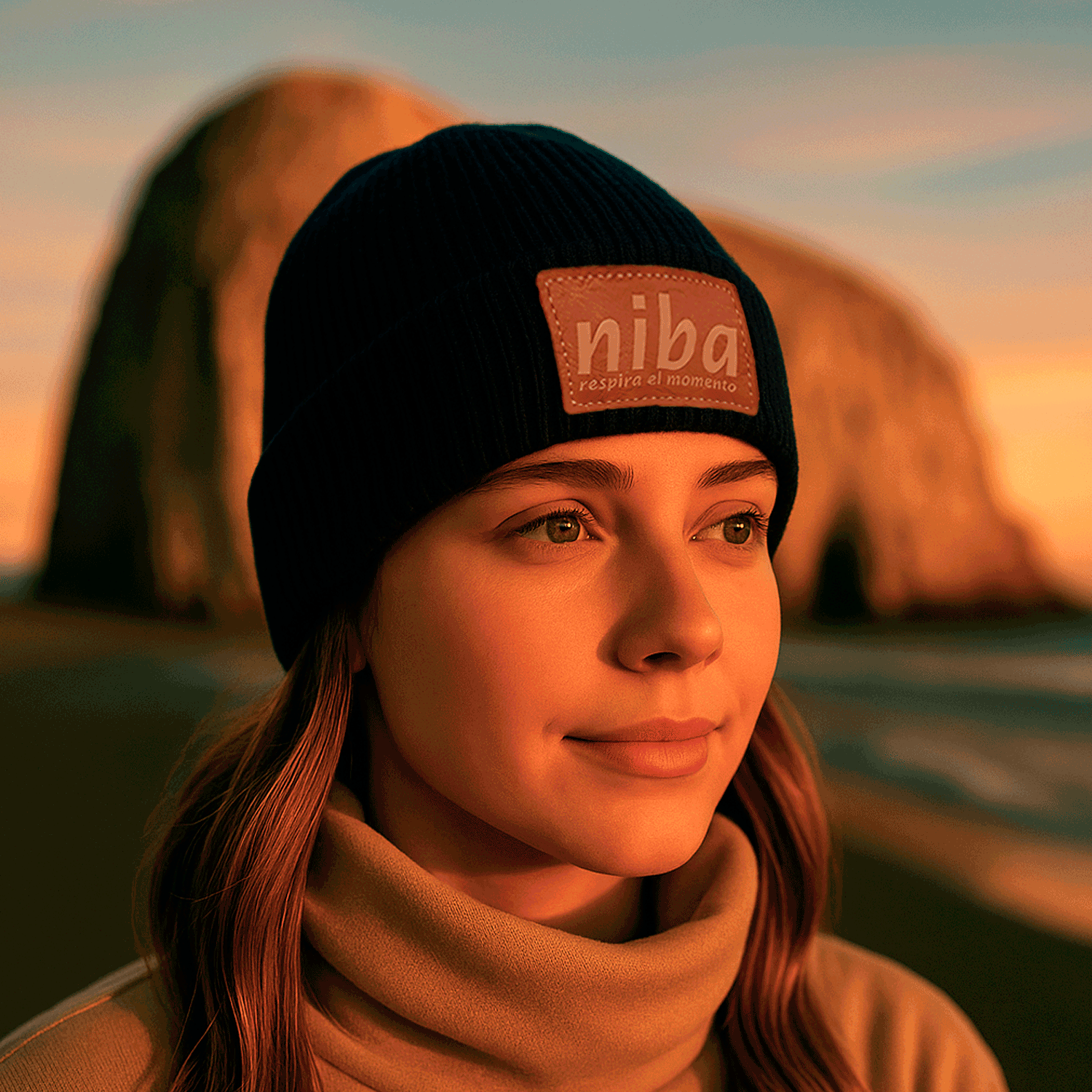 Gorro De Lana Las Nalcas Azul Marino Niba