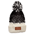 Gorro De Lana Radal Negro Blanco Niba