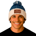 Gorro lana Hombre Radal Blanco Azul Niba