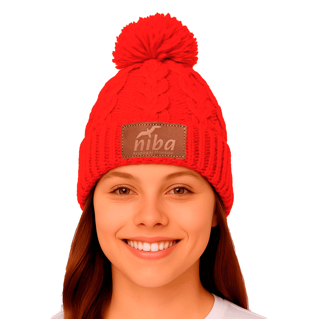 Gorro De Lana Yacal Ladrillo Niba - imagen 3