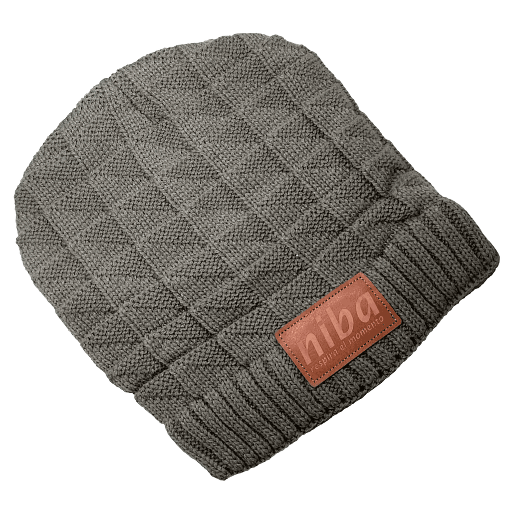Gorro De Lana Los Queules Gris Claro Niba - imagen 3