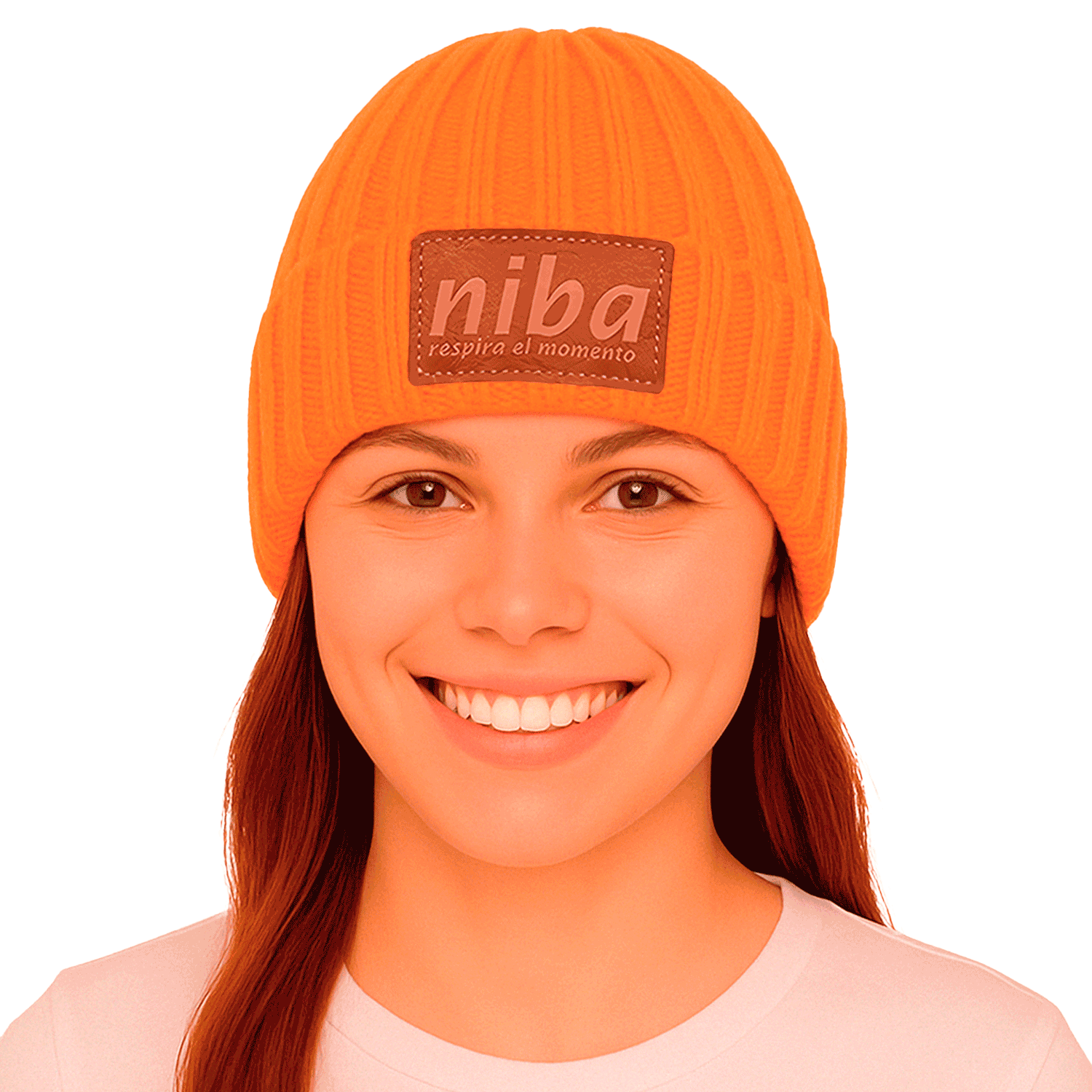 Gorro De Lana Molos Naranjo Niba - imagen 3