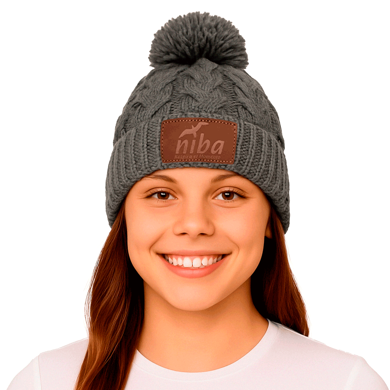 Gorro De Lana Yacal Gris Niba - imagen 3