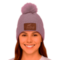 Gorro de lana Huingan Rosado Niba