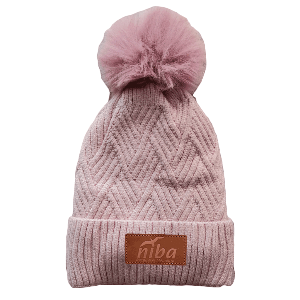 Gorro de lana Huingan Rosado Niba - imagen 2