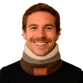 Bufanda Circular Hombre Café beige Niba