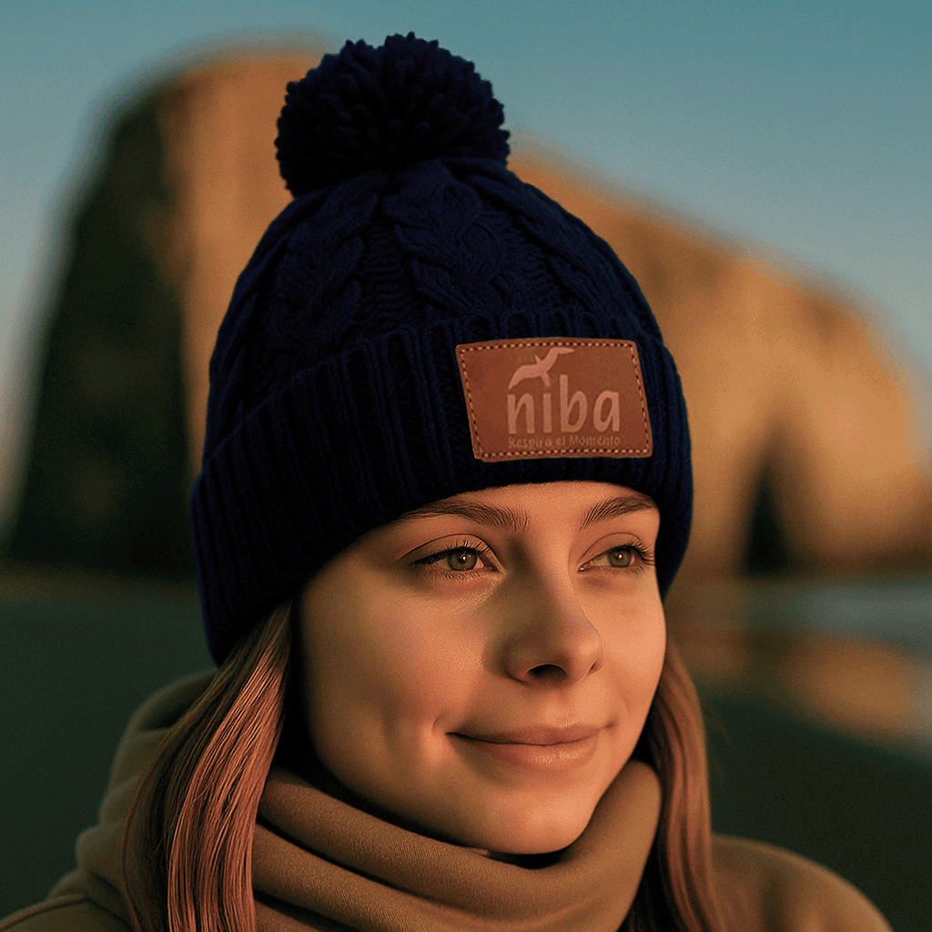 Gorro De Lana Yacal 2 Azul Niba
