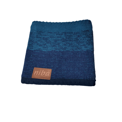 Bufanda Circular Hombre Circular Azul Niba - imagen 2