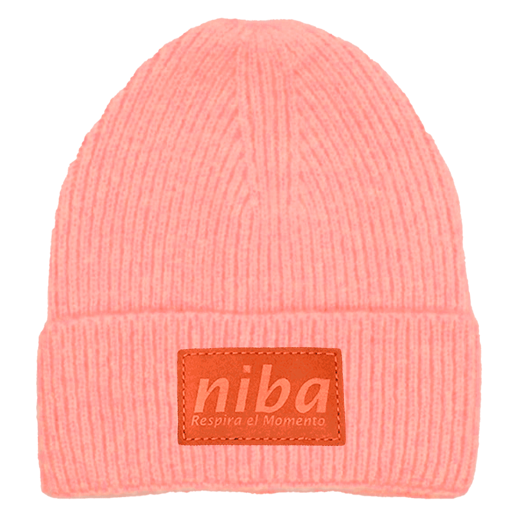 Gorro De Lana Laguna Torca Rosado Niba - imagen 2