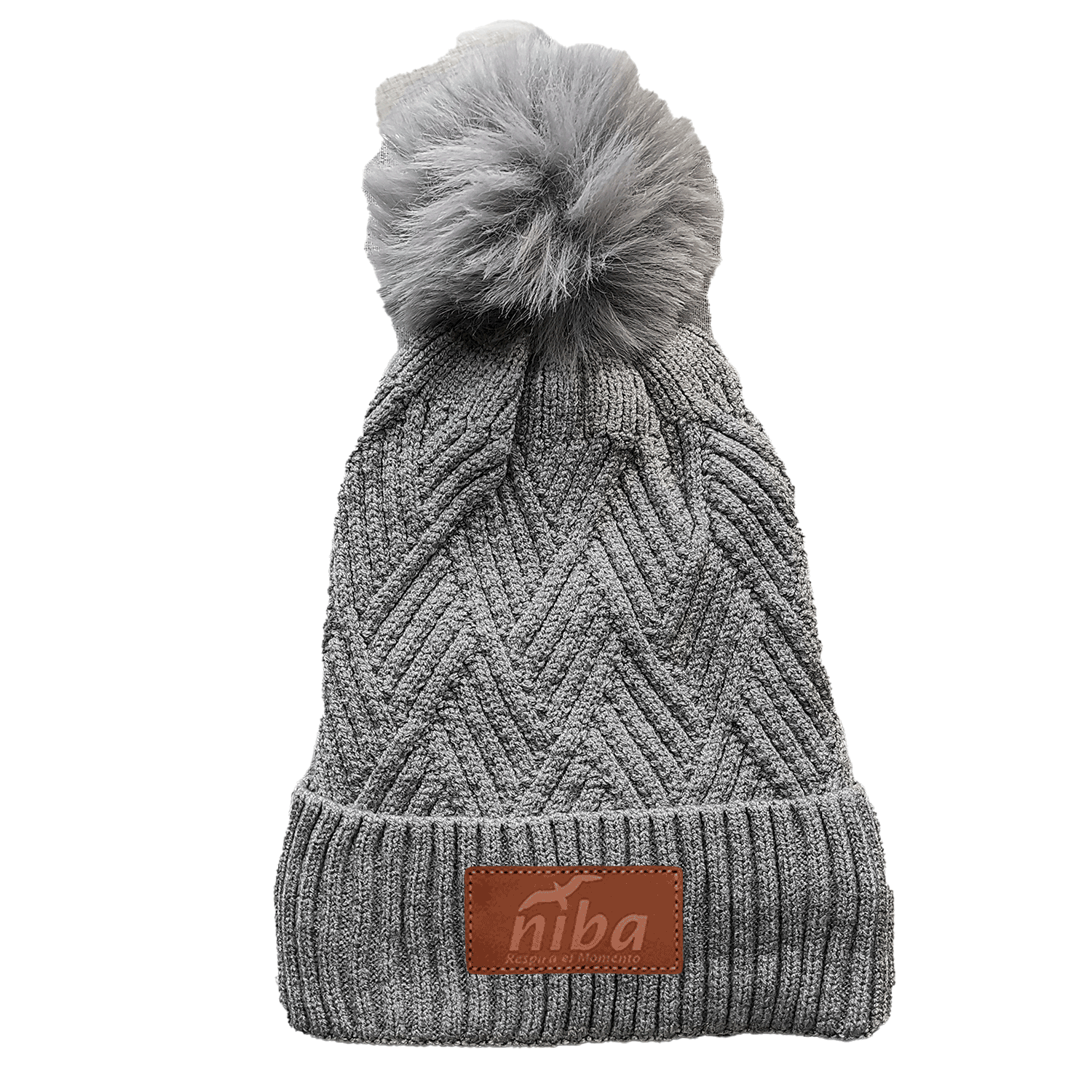 Gorro de lana Huingan Gris Niba - imagen 2