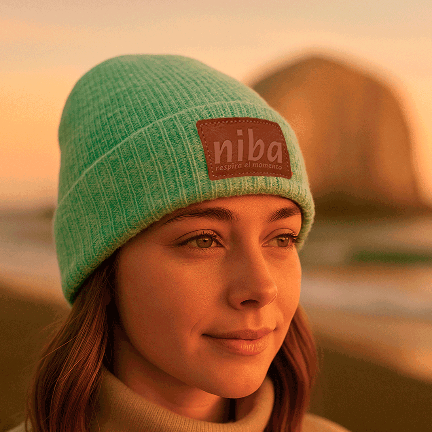 Gorro De Lana Laguna Nevados Calipso Niba - imagen 3