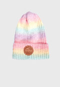Gorro De Lana Arcoiris Rosa Niba